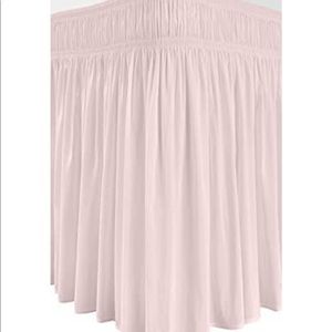 Twin extra long college dorm bedskirt